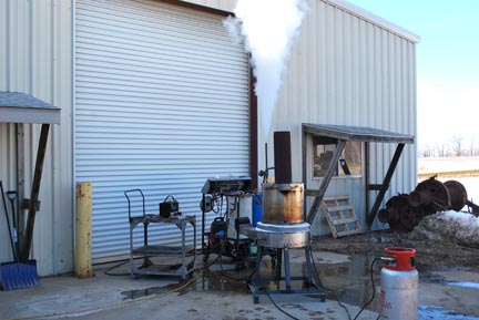 Testing the Steam Sterilizer Boiler